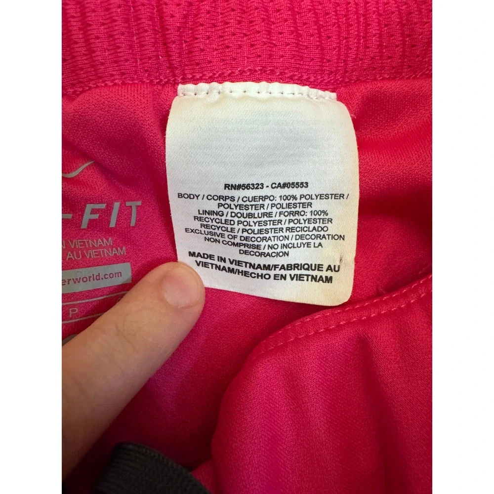 Nike Dri-FIT Women's Tempo Running Shorts Pink Graffiti Print Size Small